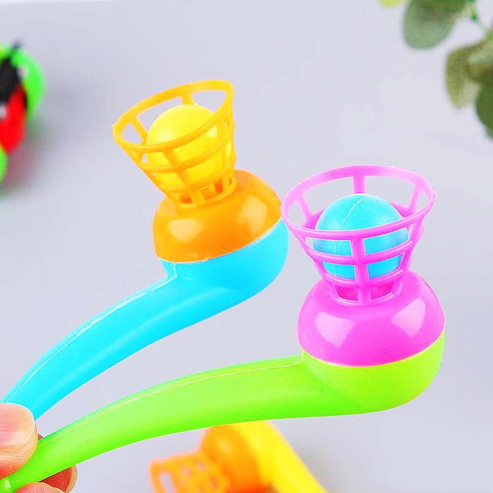Magic Floating Ball Game Fun Blowing Pipe Toy for Kids, Christmas & Birthday Party