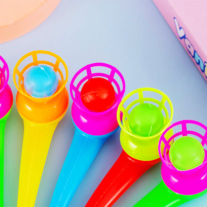 Magic Floating Ball Game Fun Blowing Pipe Toy for Kids, Christmas & Birthday Party