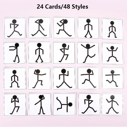 Stick Sporty Men Puzzle Set  Early Learning Montessori Material For Kids 3 Brain Teaser  Fine Motor 4