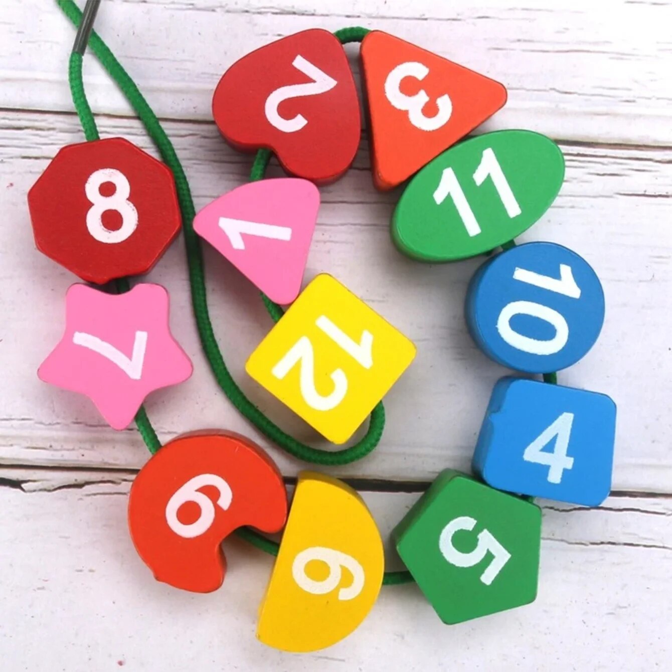 Children Educational Clock Puzzle Cartoon Animal Tangram Toy For Early Learning  Cognitive Developm 3