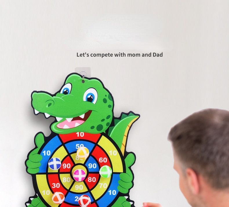 Baby Toy Sticky Ball Dart Board Fun Educational Games for Toddlers  Children Montessori Indoor Sp