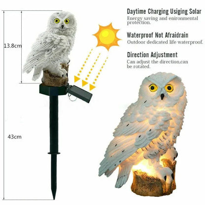 OwlShaped Solar Lamp Waterproof Solar Garden Lights For Outdoor Decoration 7