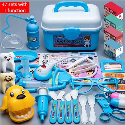 Kids Medical Toy Box Doctor  Nurse Role Play Set With Realistic Medical Tools 5