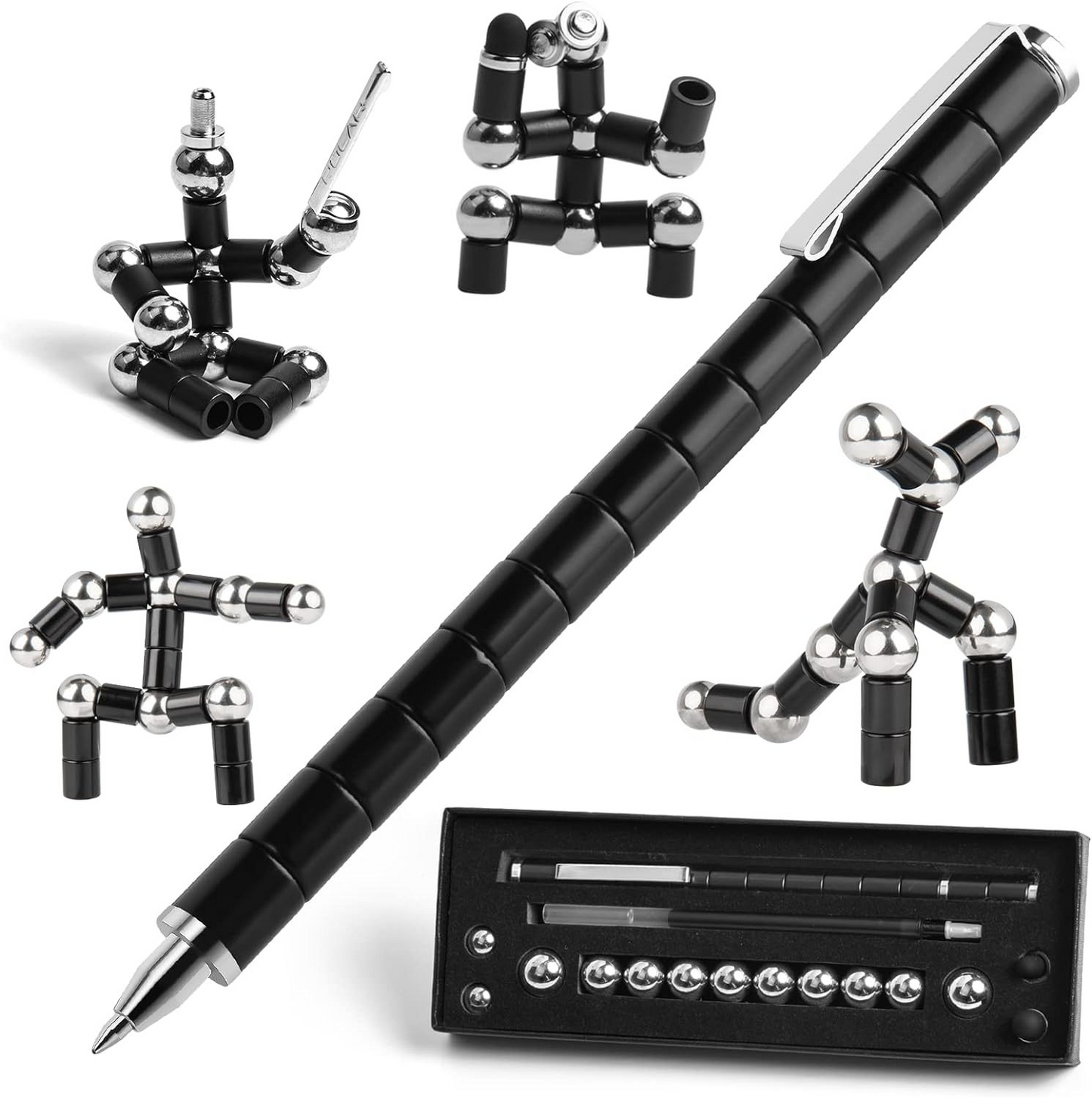 Multifunctional Magnetic Pen for Fidgeting Relieve Stress  Anxiety  Cool Office Gift