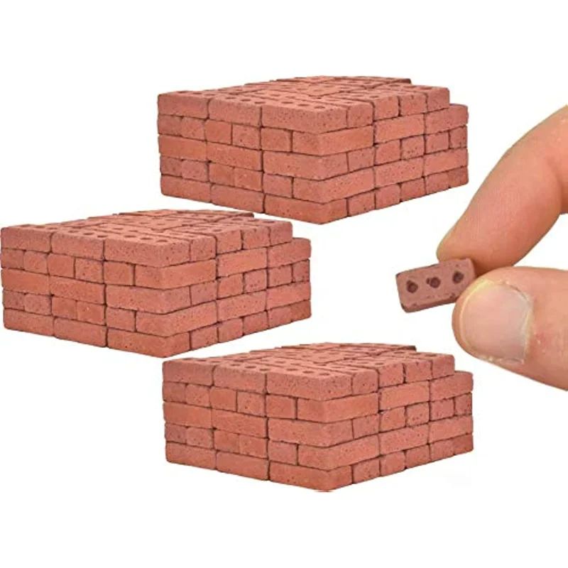 50pcs Mini Bricks For Fairy Garden Building Realistic Miniature Landscaping Figurine  DIY Fake Bric 4