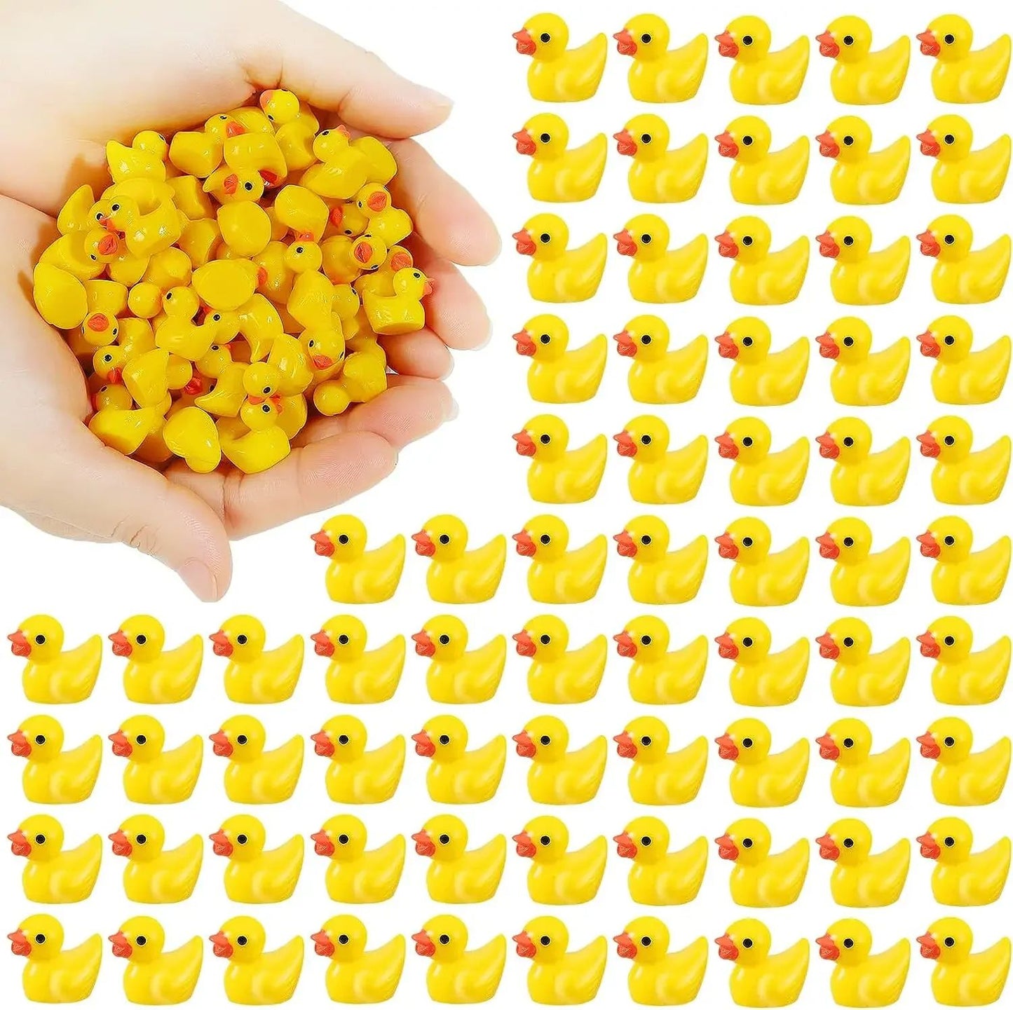 Mini Resin Ducks Tiny Duck Charms For DIY Landscape Decorations 1