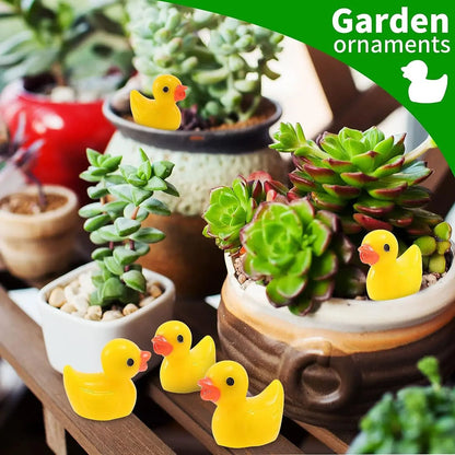 Mini Resin Ducks Tiny Duck Charms For DIY Landscape Decorations 2