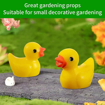 Mini Resin Ducks Tiny Duck Charms For DIY Landscape Decorations 3