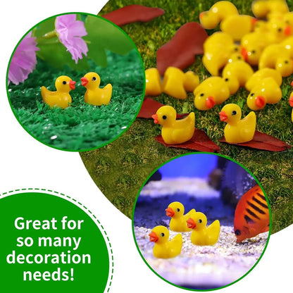 Mini Resin Ducks Tiny Duck Charms For DIY Landscape Decorations 4
