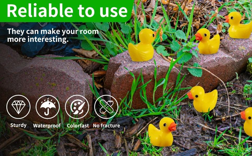 Mini Resin Ducks Tiny Duck Charms For DIY Landscape Decorations 7