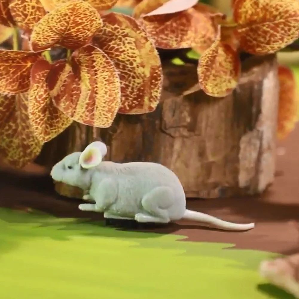 Electric Cat Toy Mouse Automatic Crawling Robot With Vibration For Playful Pet Interaction 1