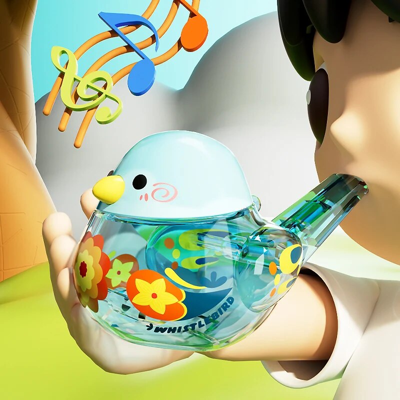 Water Bird Whistle Toy For Babies  KidsMusical Bird Call Whistle With Water Training Fun Infant  To 2