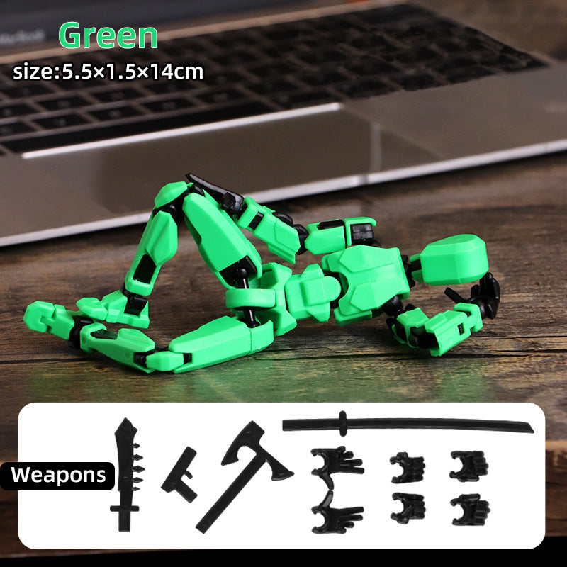 3D Printed Shapeshift Robot MultiJointed Movable Figure Toy for Kids Adults  Creative Play Perf