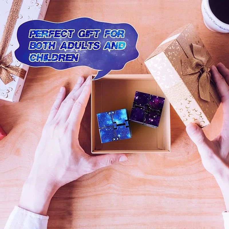 Infinity Cube Fidget Toy  Flip ADHD  Anxiety Relief Stress Relief Puzzle For Kids  Adults  Magic Fi 5