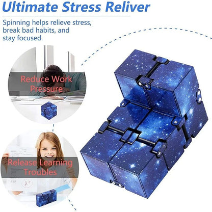 Infinity Cube Fidget Toy  Flip ADHD  Anxiety Relief Stress Relief Puzzle For Kids  Adults  Magic Fi 7