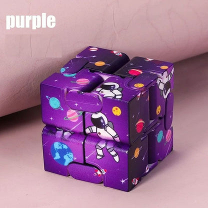 Infinity Cube Fidget Toy  Flip ADHD  Anxiety Relief Stress Relief Puzzle For Kids  Adults  Magic Fi 9