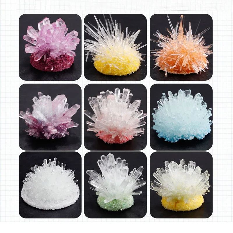Magics Crystal Growing Kit  DIY Science Experiments Educational STEM Toy For Kids Stress Relief  Ho
