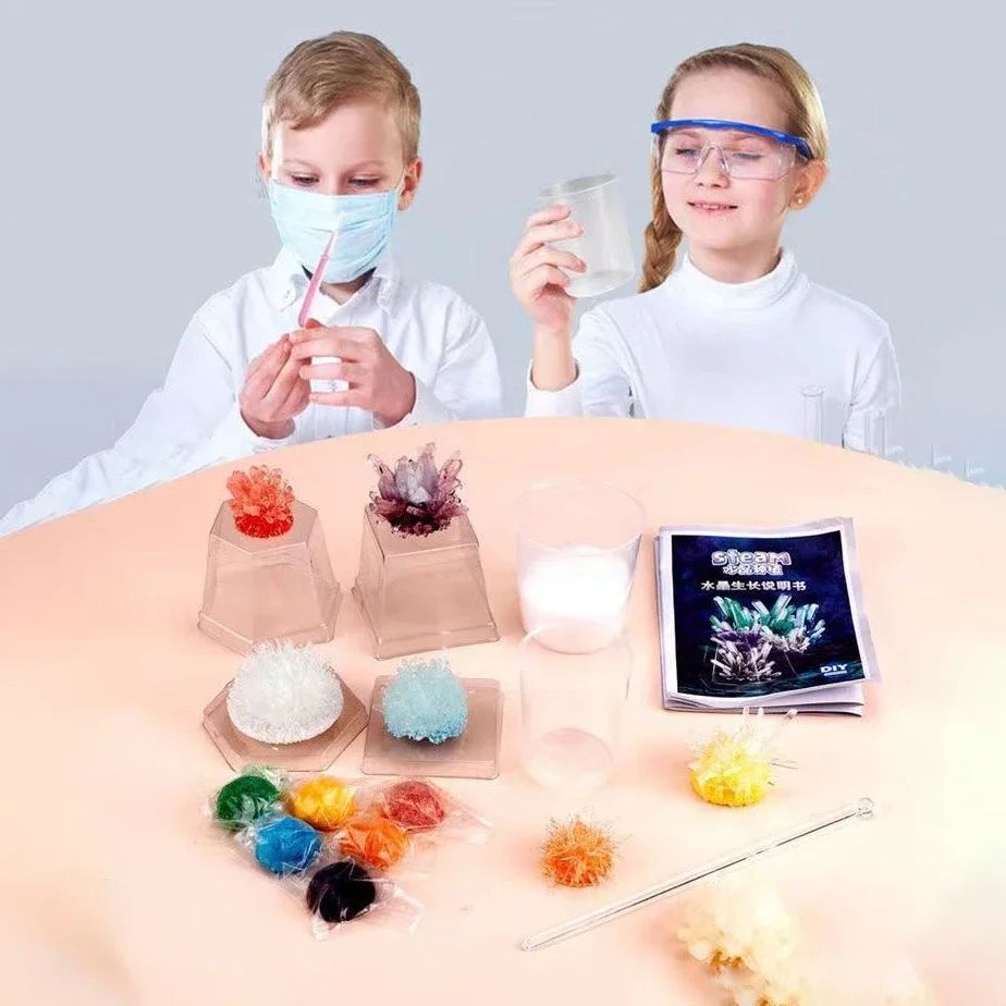 Magics Crystal Growing Kit  DIY Science Experiments Educational STEM Toy For Kids Stress Relief  Ho