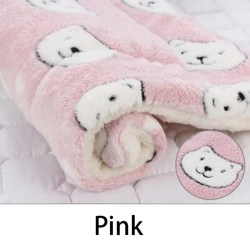 Flannel Pet Sleeping Mat Soft Dog Bed  Cat Litter Blanket For Small  Large Pets 10