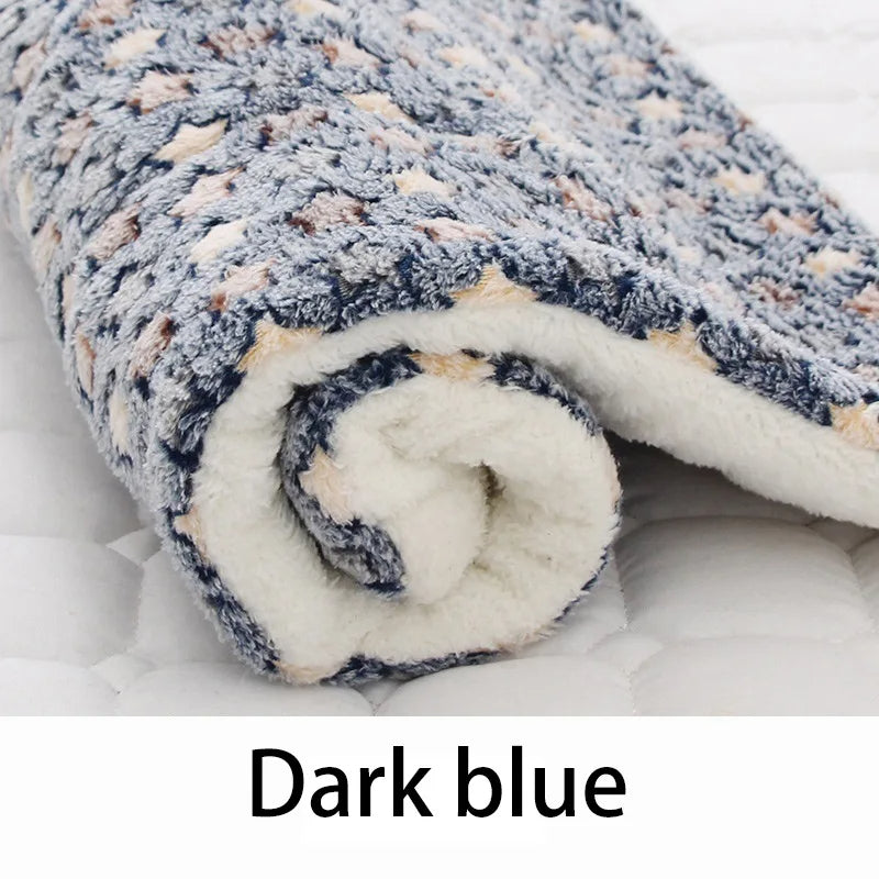 Flannel Pet Sleeping Mat Soft Dog Bed  Cat Litter Blanket For Small  Large Pets 7