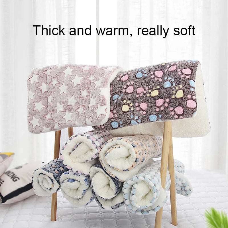 Flannel Pet Sleeping Mat Soft Dog Bed  Cat Litter Blanket For Small  Large Pets 5