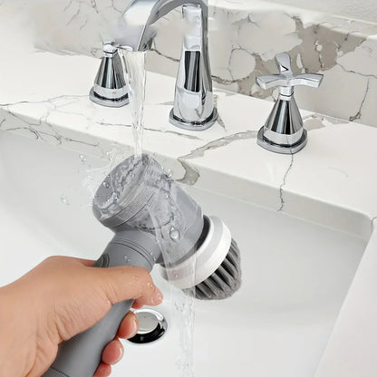 Cordless Electric Spin Scrubber, Powerful Cleaning Brush for Shower, Sinks & Tough Grime – Rechargeable