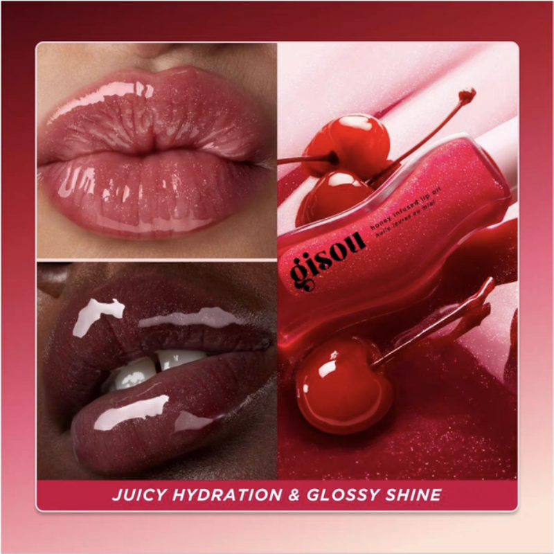 Water Light Fruit Honey Essence Lip Oil, Sexy Plump Lip Jelly for Hydration and Shine