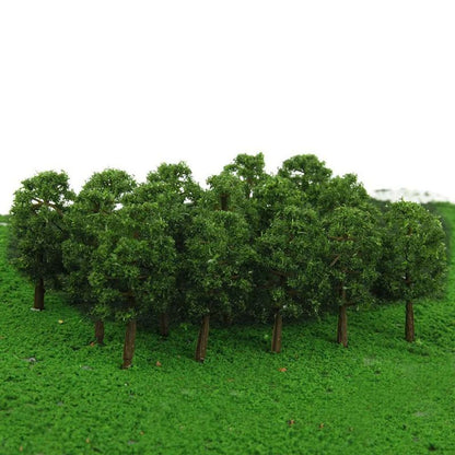 Mini Model Trees for Micro Landscape Decor, DIY Scale Architectural Layout, Train Scenery & Nature Toys Decor