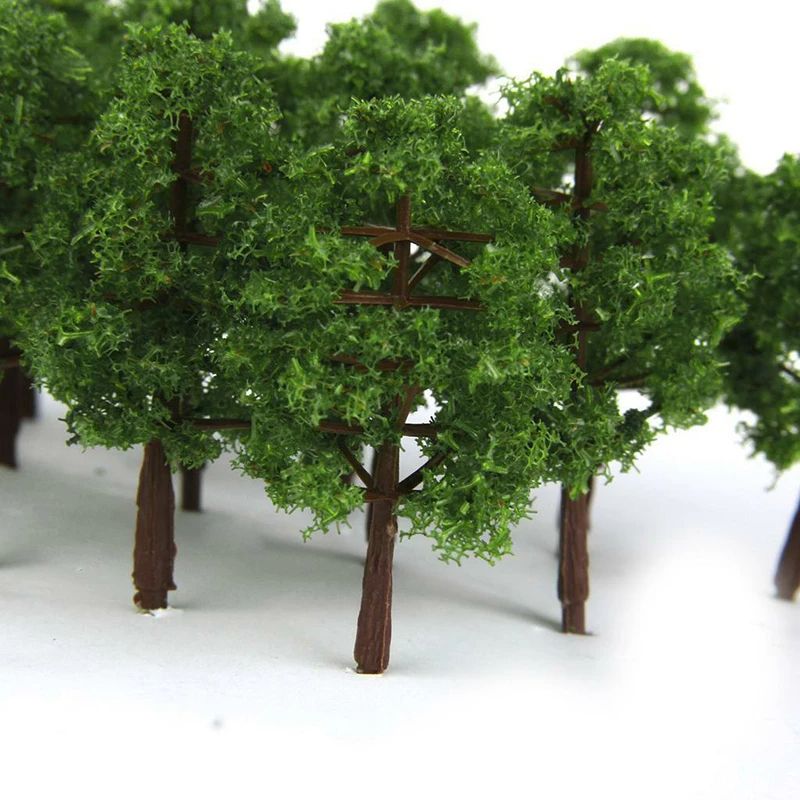 Mini Model Trees For Micro Landscape Decor DIY Scale Architectural Layout Train Scenery  Nature Toy 2