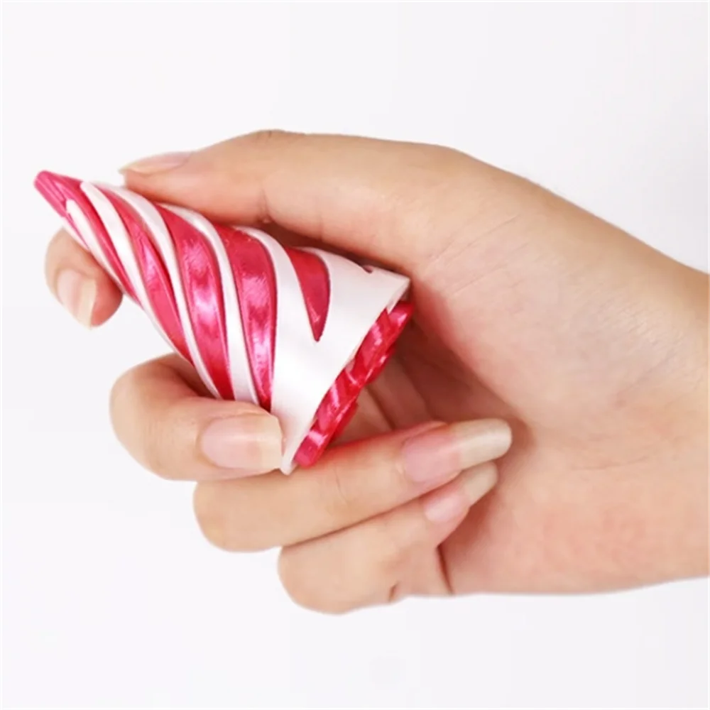 3D Printed Impossible Pyramid Toy Spiral Cone Passthrough Sculpture Mind Bending Vortex Thread Illu 3