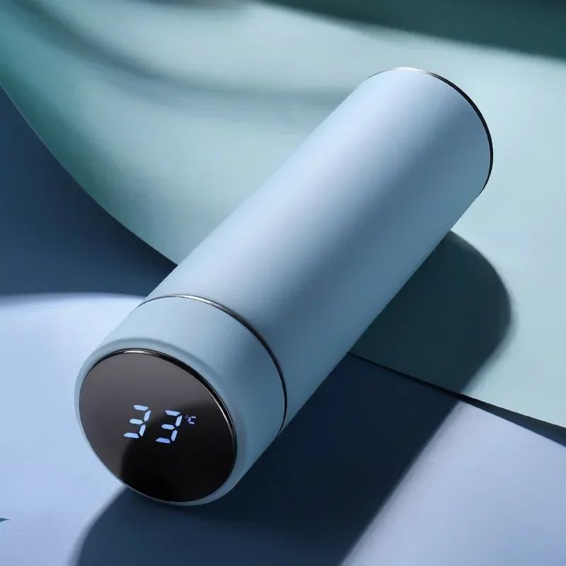 Temperature Display Thermos HotCold Stainless Steel Divided Thermos Bottle For Outdoor  Daily Use 15