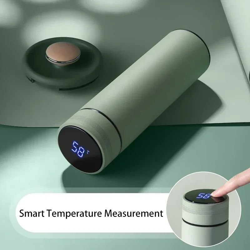 Temperature Display Thermos HotCold Stainless Steel Divided Thermos Bottle For Outdoor  Daily Use 16