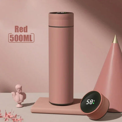 Temperature Display Thermos HotCold Stainless Steel Divided Thermos Bottle For Outdoor  Daily Use 19