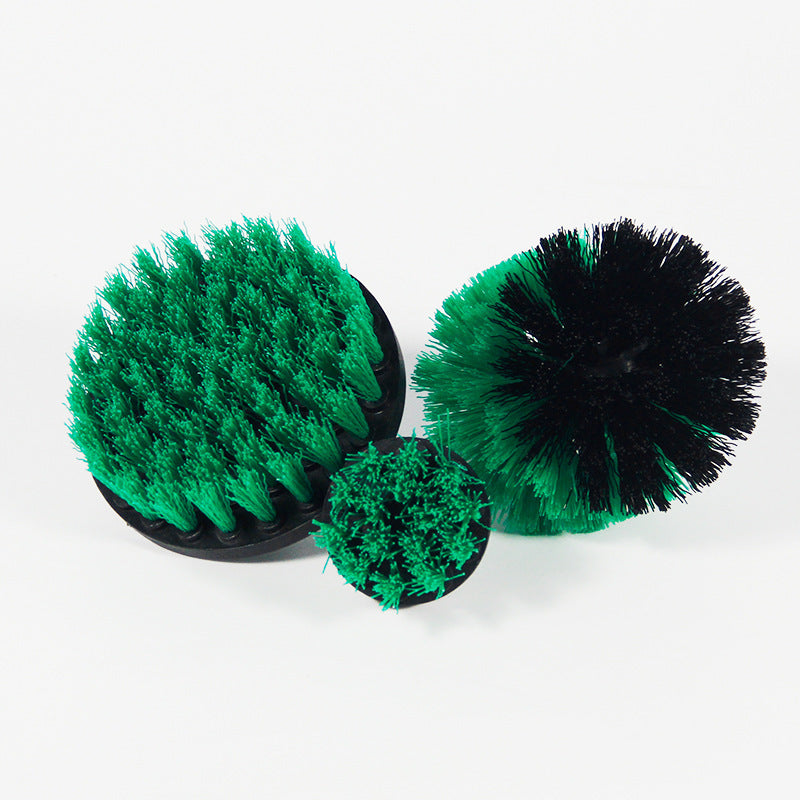 3pcs Drill Brush Attachment Set Power Scrubber for Showers Tubs Tile  Grout  Deep Cleaning Kit
