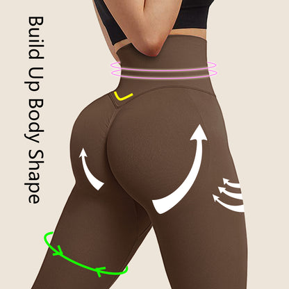 Seamless Push Up Leggings for Women High Waist Tummy Control Yoga Pants with Butt Lifting Design