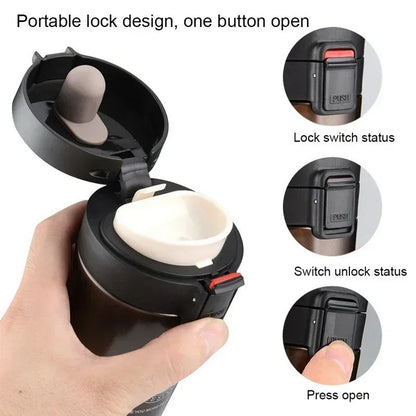 Premium Thermal Mug Double Wall 304 Stainless Steel Coffee Cup Vacuum Flask Thermos Water Bottle 4