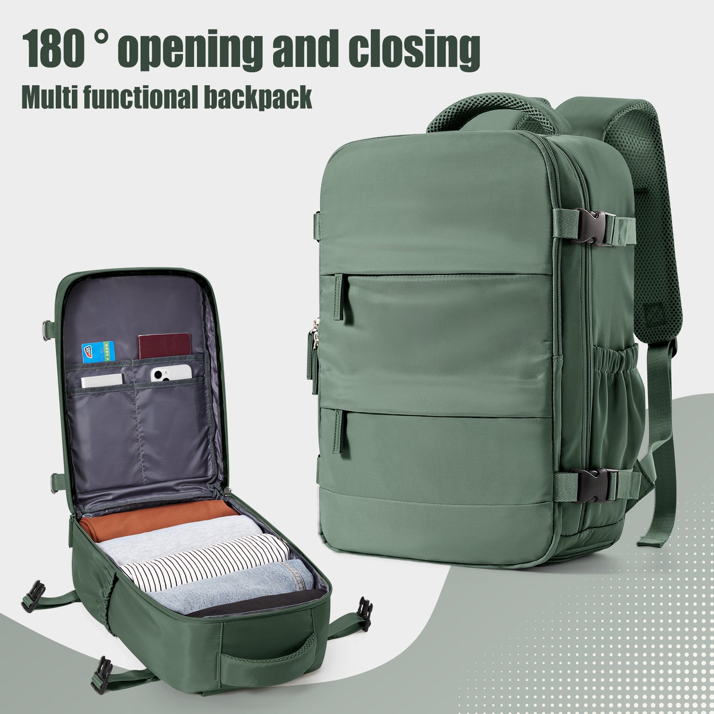 Ultimate Travel Backpack Ryanair Cabin Bag Compliant LaptopFriendly CarryOn for Men  Women  mo