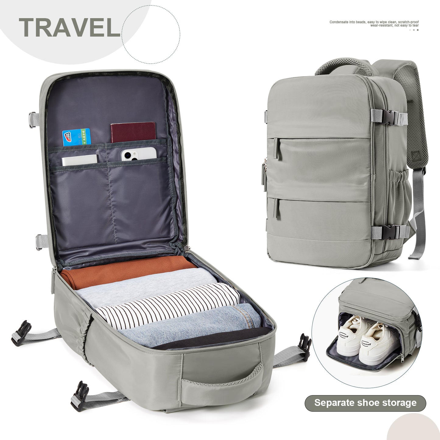 Ultimate Travel Backpack Ryanair Cabin Bag Compliant LaptopFriendly CarryOn for Men  Women  mo