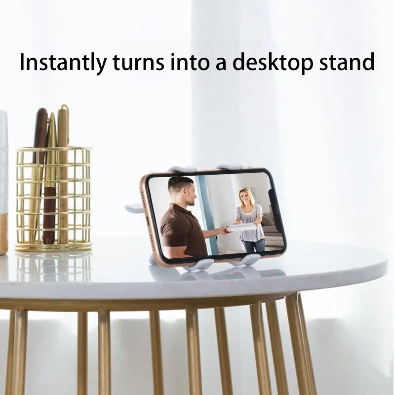 Flexible Phone Stand 360 Rotatable Clip Holder for Bed Desk  Travel  HandsFree Viewing Anywher