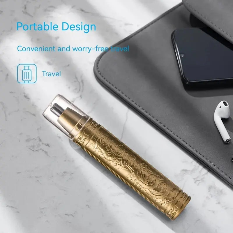 Golden Dragon And Phoenix Nose Hair Trimmer Compact & Unisex for Easy Grooming