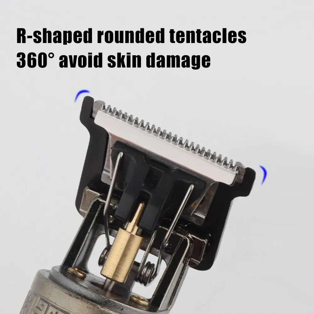 Professional T9 Hair Clipper  Vintage Rechargeable Trimmer  Shaver For Men Dragon Buddha Design 2