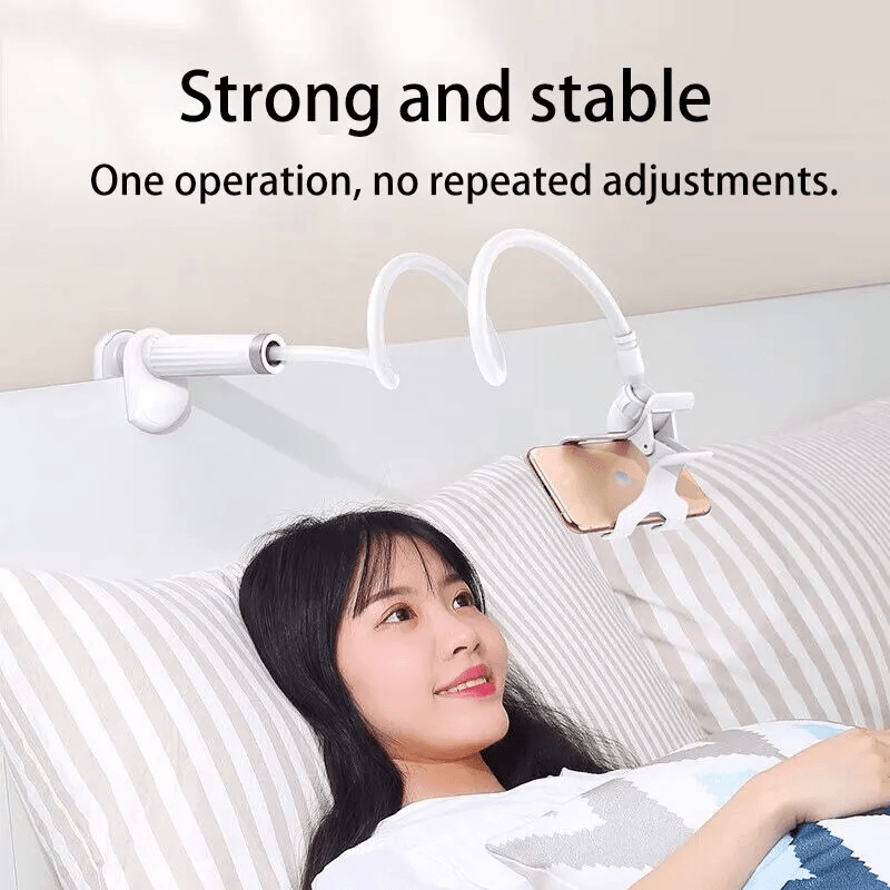 Flexible Phone Stand 360 Rotatable Clip Holder for Bed Desk  Travel  HandsFree Viewing Anywher