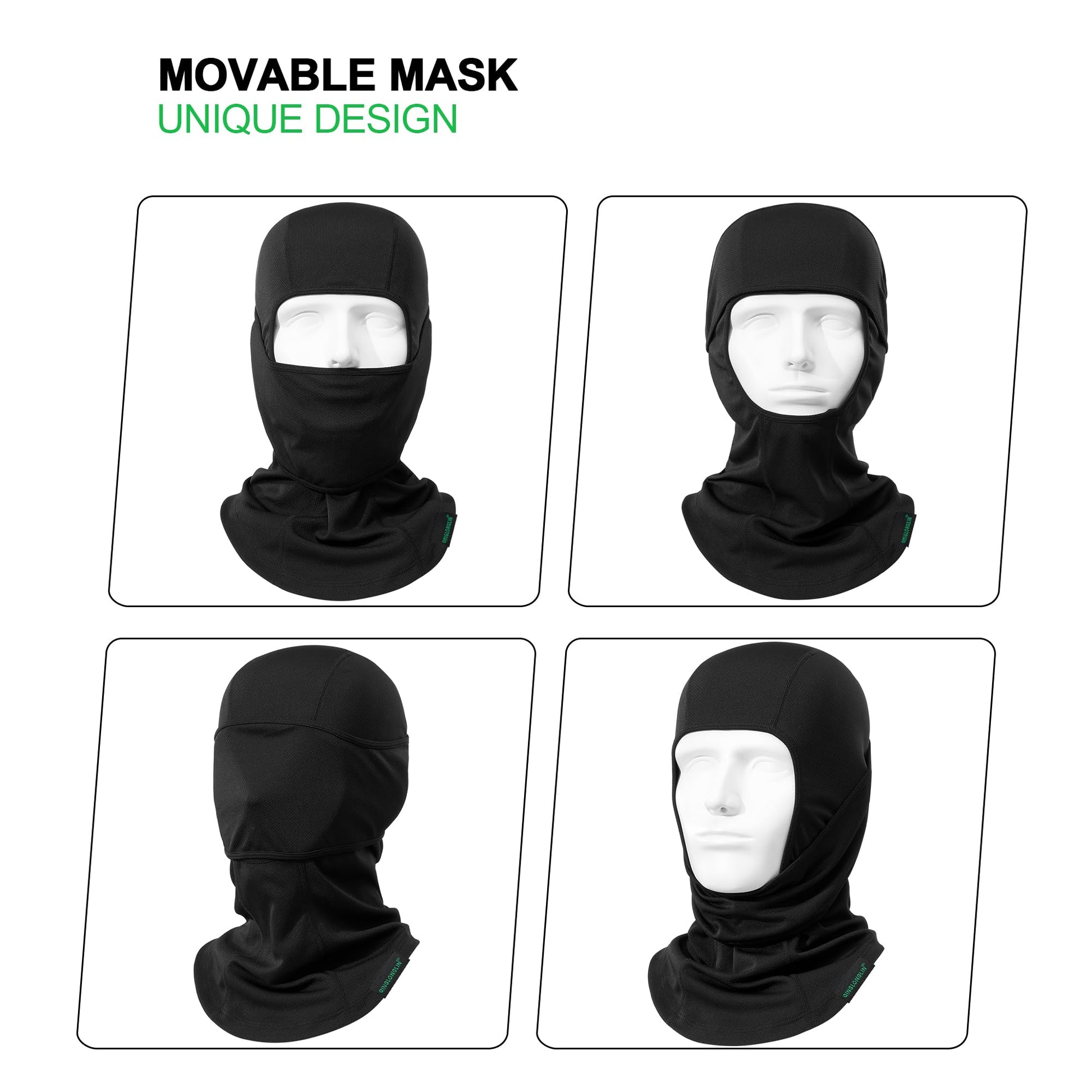 Breathable Full Face Mask Balaclava Ski Mask For Men  Women Ideal For Skiing  Outdoor Sports 7