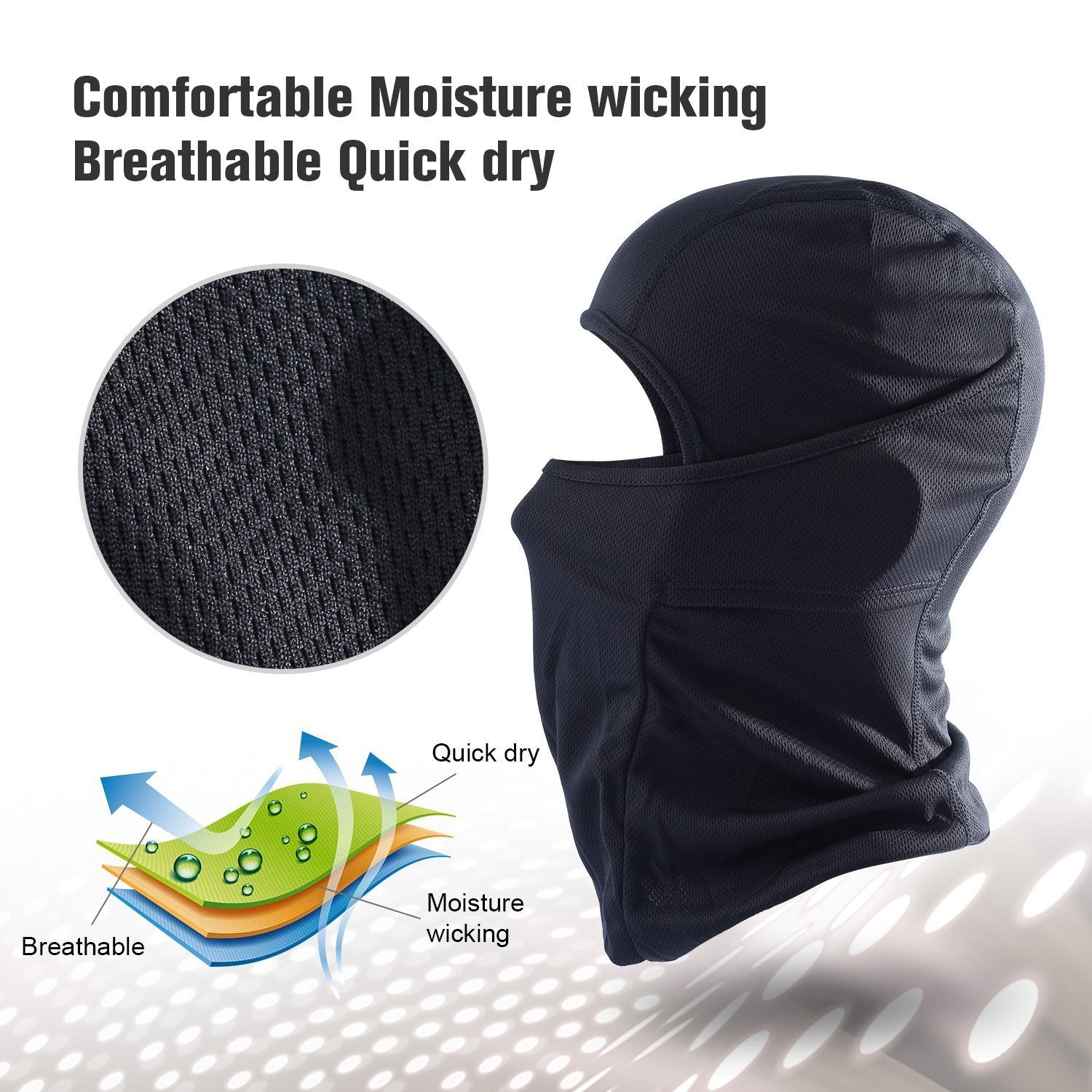 Breathable Full Face Mask Balaclava Ski Mask For Men  Women Ideal For Skiing  Outdoor Sports 8