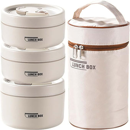 Insulated Lunch Container Set Portable Thermal Food Storage Stackable for Adults  Kids  BentoSty