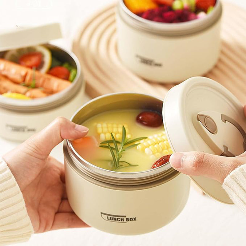 Insulated Lunch Container Set Portable Thermal Food Storage Stackable for Adults  Kids  BentoSty
