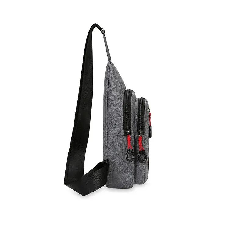 Men Chest Bag Casual Fashion Shoulder Bag For Cycling Travel  Daily Use Durable Crossbody Backpack 4