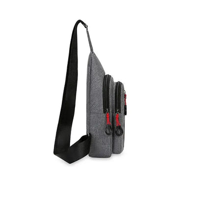 Men Chest Bag Casual Fashion Shoulder Bag For Cycling Travel  Daily Use Durable Crossbody Backpack 4