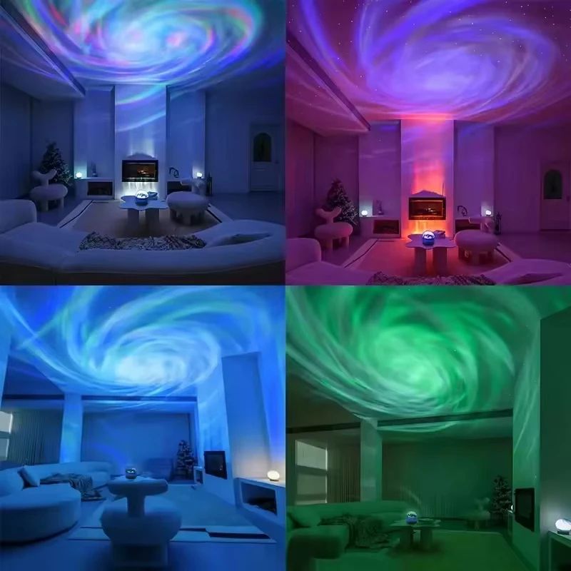 LED Galaxy Projector Light Colorful Starry Sky Projector For Bedroom Kids Night Light  Christmas Pa 2