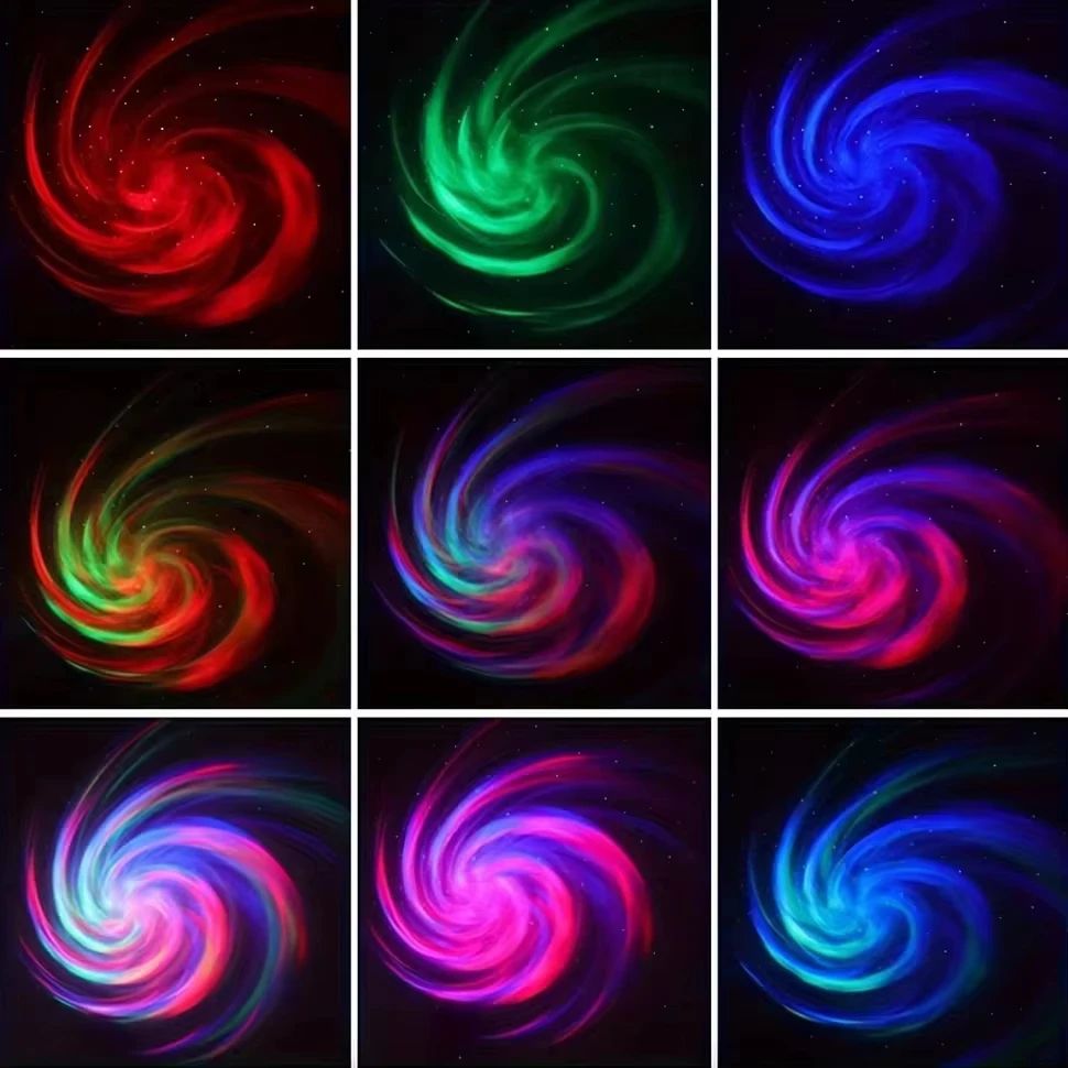 LED Galaxy Projector Light Colorful Starry Sky Projector For Bedroom Kids Night Light  Christmas Pa 3
